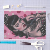 Pin Up Meisje8 Tissuepapier (Craft)