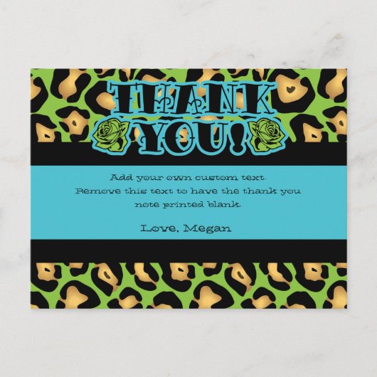 Pin-up meisje, dank je kaarten (Voorkant)