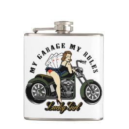  Pin Up Meisje Flask Heupfles