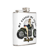  Pin Up Meisje Flask Heupfles (Rechts)