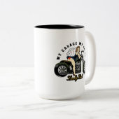  Pin Up Meisje Koffie Mok (Voorkant rechts)