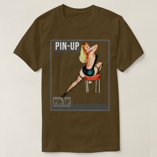 Pin-up Meisje  Pinup Magazine 27 T-shirt (Design voorkant)