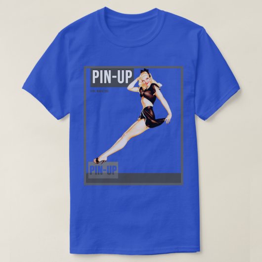 Pin-up Meisje  Pinup Magazine 32 T-shirt (Design voorkant)
