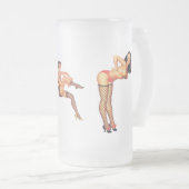 Pin-Up Meisjes Cadeau Koffie Mok (Voorkant rechts)