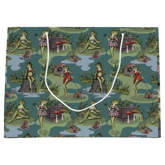  pin-up-meisjes kikkers groot cadeauzakje (Voorkant)