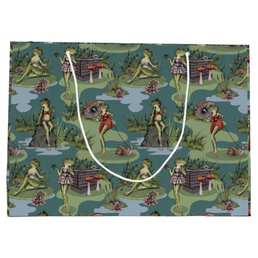  pin-up-meisjes kikkers groot cadeauzakje (Achterkant)