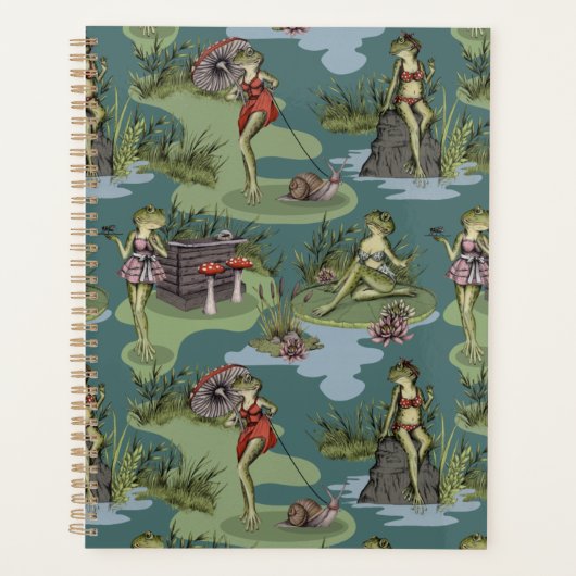  pin-up-meisjes kikkers planner (Voorkant)