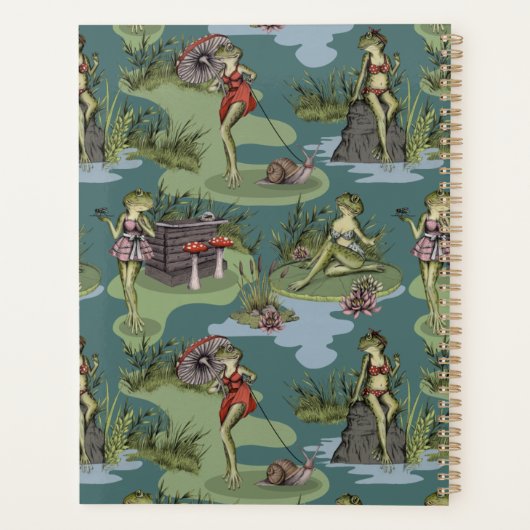  pin-up-meisjes kikkers planner (Achterkant)