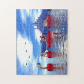 Pin-up meisjes legpuzzel (Verticaal)