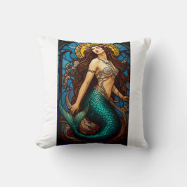 pin up mermaid kussen