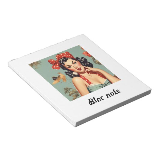 pin-up notitieblok (Schuin)