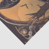 Pin-up optie: Retro Witch Decoupage Tissuepapier (Detail)