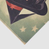 Pin-up optie: Retro Witch Decoupage Tissuepapier (Detail)
