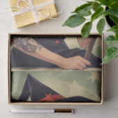 Pin-up optie: Retro Witch Decoupage Tissuepapier (Geschenk)