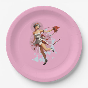 Pin-Up Party-Bord Papieren Bordje
