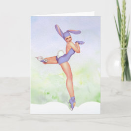 Pin-up Pasen Feestdagen Kaart