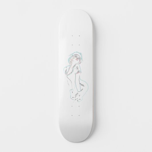 Pin Up Persoonlijk Skateboard (Voorkant)
