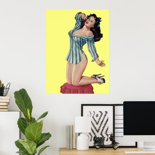 Pin-up Poster (Thuiskantoor)
