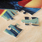 Pin-up Retro-ruimte Legpuzzel (Zijkant)