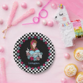 Pin-up, Rock-A-Billy Papieren Bordje (Feest)