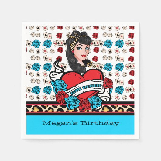 Pin-up, Rock-A-Billy Servet (Voorkant)