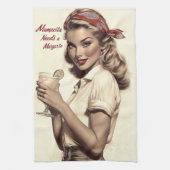  pin-up stijl: Mamacita heeft een Margarita nodig Theedoek (Verticaal)