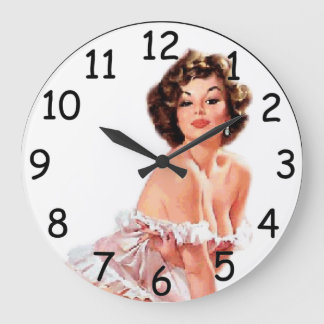 Pin Up SweetHeart-klok Grote Klok
