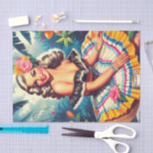 Pin-up van tropisch Oerwoud Tissuepapier (Craft)