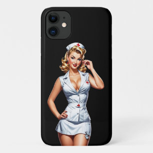 Pin-up Verpleegster Digitale Kunst Case-Mate iPhone Case