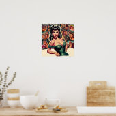 Pin-up voor Glam Cinema Poster (Keuken)