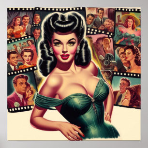 Pin-up voor Glam Cinema Poster