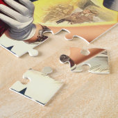 Pin-up voor militaire retromodus legpuzzel (Zijkant)