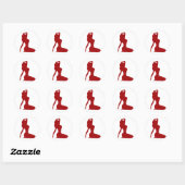 Pin Ups Ronde Sticker (Vel)