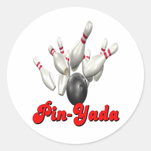 Pin-Yada Ronde Sticker (Voorkant)
