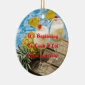 piña colada ananas keramisch ornament (Rechts)