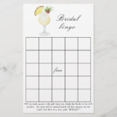Pina Colada Cocktail - Bridal shower bingo game (Voorkant)