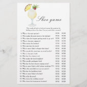 Pina Colada Cocktail Bridal shower Shoe game (Voorkant)