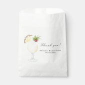 Pina Colada Cocktail Bruidsfeest Bedankzakje (Voorkant)