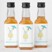Piña Colada Cocktail Bruiloftsgeschenk vrijgezelle Likeurfles Etiket (Flessen)