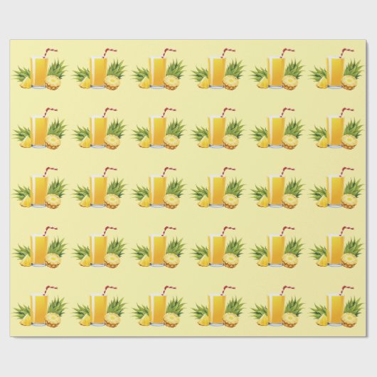 Pina Colada cocktail Cadeaupapier (Vlak)