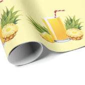 Pina Colada cocktail Cadeaupapier (Rol Hoek)