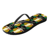 Piña Colada Cocktail Drank   Teenslippers (Schuin)