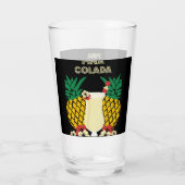 Piña Colada Cocktail Drink Gifts Glas (Achterkant)