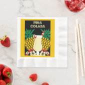 Piña Colada Cocktail Drink Servet (Insitu)