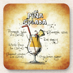 Pina Colada Cocktail Recipe Bier Onderzetter