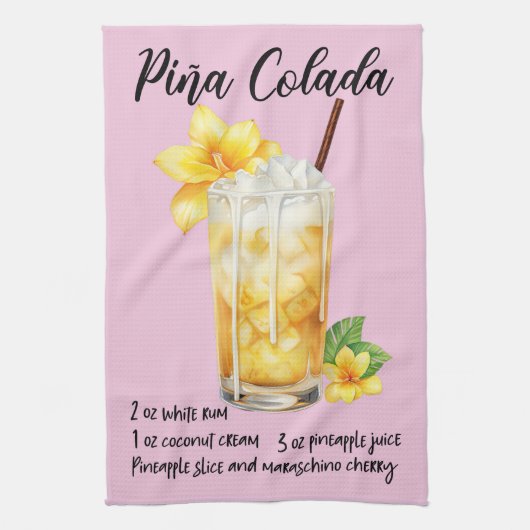 Pina Colada Cocktail Recipe Theedoek (Verticaal)