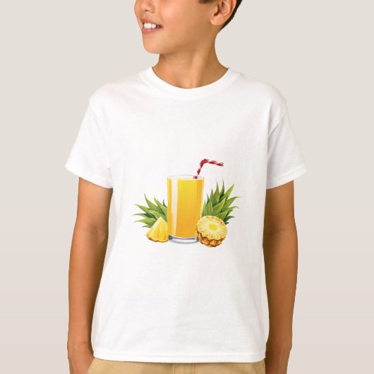 Pina Colada cocktail T-shirt (Voorkant)