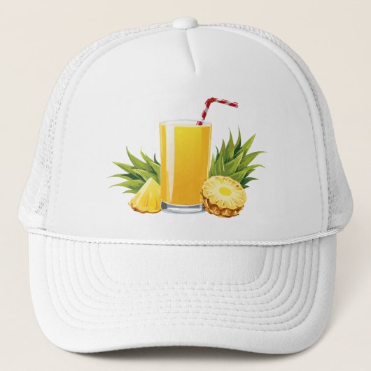 Pina Colada cocktail Trucker Pet (Voorkant)