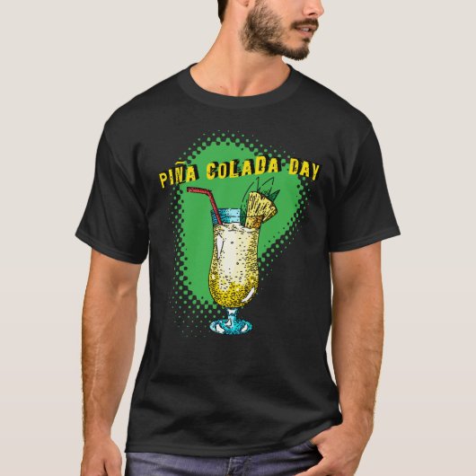 Pina Colada Day T-shirt (Voorkant)