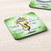 Pina Colada Drink Recipe Drankjes Onderzetter (Linkerzijde)